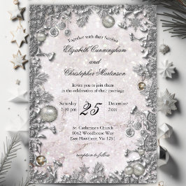 Invitación Magical Navidades de Bodas de Invierno
