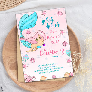 Invitación Magical Under the Sea Fiesta Invite