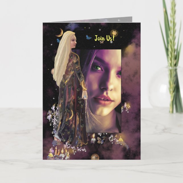 Invitación ¡Magicián, plantilla! (Anverso)