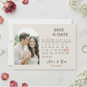Invitación Magnet save the dates, Customizable Save the Date 