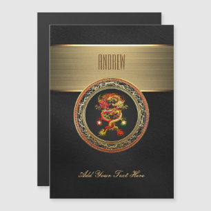 Invitación Magnética [100] Dragones rojos y amarillos
