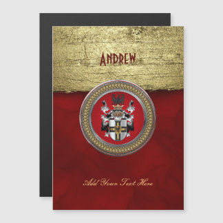 Invitación Magnética [100] Escudo de armas de orden teutónico