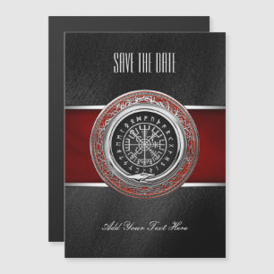 Invitación Magnética [100] Vegvisir - Viking Silver Magic Runic Compass