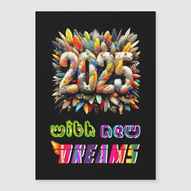 Invitación Magnética 2025 con nuevos sueños (Anverso)