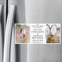 2 Foto Única Boda Moderna Guardar la fecha