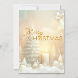 Invitación Magnética A Christmas Angel Fantasy Snowy Landscape