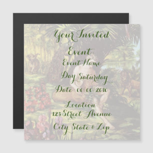 Invitación Magnética Adam en el Jardín