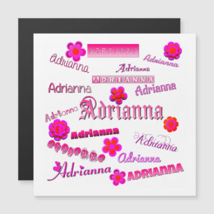 Invitación Magnética Adrianna Floral Pop Art
