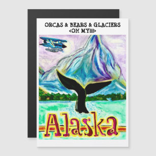 Invitación Magnética Alaska Cruise Door Magnet