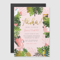 ¡Aloha! | Fiesta de verano tropical hawaiano Flami
