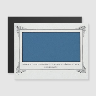 Invitación Magnética Alphonse Allais, April Fools, Blue, Abstract Art