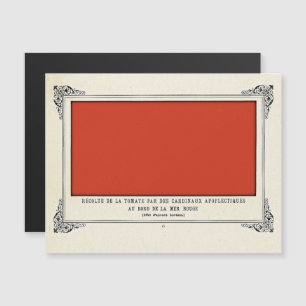 Invitación Magnética Alphonse Allais, April Fools, Red, Abstract Art