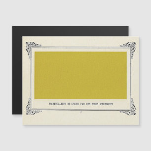 Invitación Magnética Alphonse Allais, April Fools, Yellow, Resumen Art