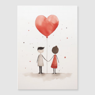 Invitación Magnética Amor en la simplicidad