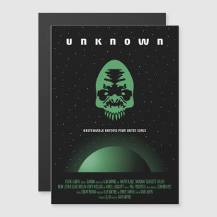 Invitación Magnética Anuncio de película de terror de Sci-Fi, desconoci