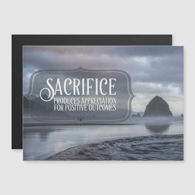 Invitación Magnética Apreciación Por Resultados Positivos (Anverso/Reverso)