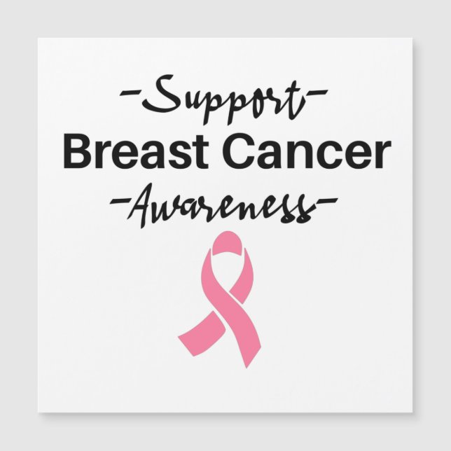Invitación Magnética Ayuda para la toma de conciencia sobre el cáncer d (Anverso)
