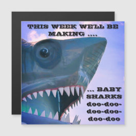 INVITACIÓN MAGNÉTICA BABY SHARKS CRUISE PUERTA MAGNET