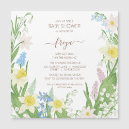 Invitación magnética Baby Shower de Semana Santa