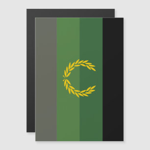 Invitación Magnética Bandera de orgullo de uniforme militar