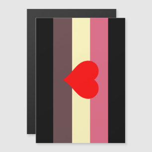 Invitación Magnética Bandera de Orgullo Gordo