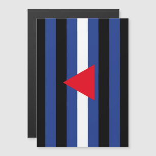 Invitación Magnética Bandera de orgullo queer de cuero
