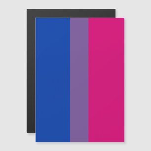 Invitación Magnética Bandera del Orgullo Bisexual
