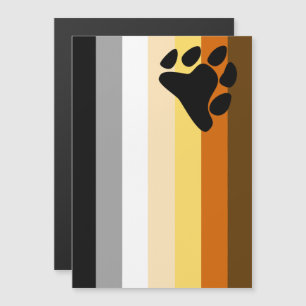 Invitación Magnética Bandera del Orgullo de Osos