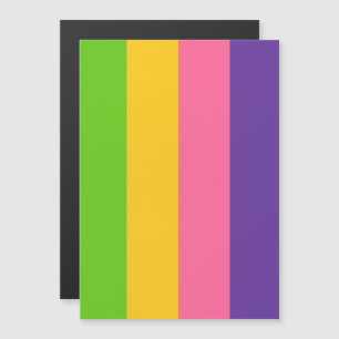 Invitación Magnética Bandera del Orgullo Sáfico