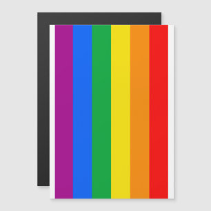 Invitación Magnética Bandera tradicional del Orgullo Gay