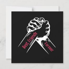 INVITACIÓN MAGNÉTICA BEST FRIENDS FOREVER, MATCHING MY FRIENDS