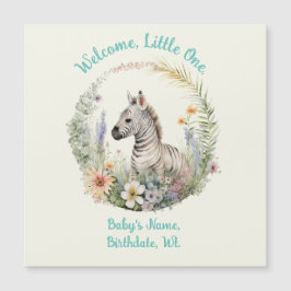 Invitación Magnética Bienvenido, pequeño anuncio de nacimiento/Fiesta d
