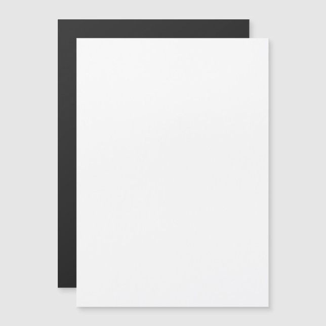Invitación Magnética Blanco (Anverso/Reverso)