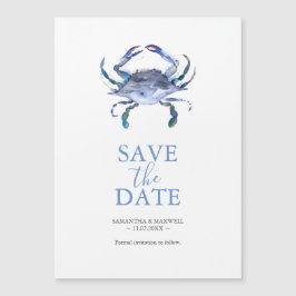 Invitación Magnética Boda De Destino Guardar Los Magnates De Fecha