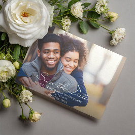 Invitación Magnética Boda de fotos divertida y alegre salva la fecha