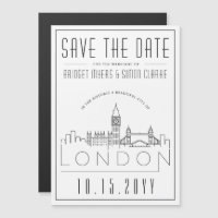 Boda de Londres | Estilizado Skyline Guardar la fe