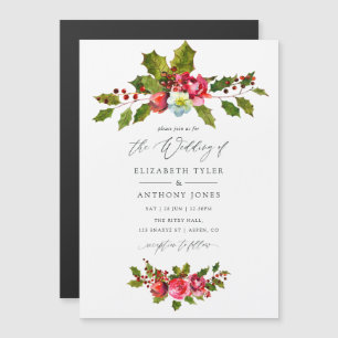 Invitación Magnética Boda de navidades