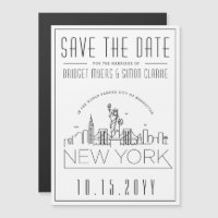 Boda de Nueva York | Estilizado Skyline Guardar la