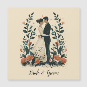 Invitación Magnética Boda del abrazo eterno