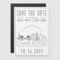 Boda en Charleston | Silueta Estilizada de la Ciud