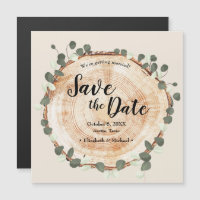 Boda Rústico Eucalyptus Personalizado de corte de 