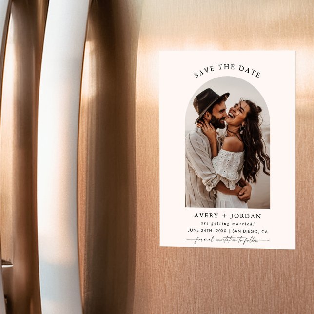 Invitación Magnética Boho Anunciar Fecha de la Boda, Anunciar Fecha de  (Subido por el creador)