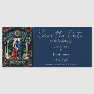 Invitación Magnética Boho Wedding Save the Date Magnet