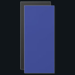 Invitación Magnética Bold Minimal Wedding Invite in Deep Blue<br><div class="desc">Modern minimalist wedding design with solid deep blue backdrop – perfect for elegant summer or formal year-round weddings. Make a statement of modern elegance with this Bold Minimal Wedding Invitation on a Deep Blue Background. Designed for couples who appreciate clean lines and timeless sophistication, this minimalist wedding invite blends bold...</div>