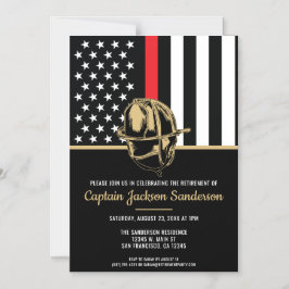 Invitación Magnética Bombero del Departamento de Bomberos de Retiro