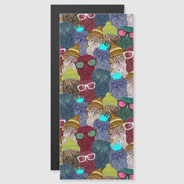 Invitación Magnética Búho en la corona (Anverso/Reverso)