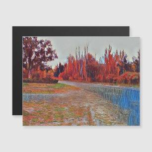 Invitación Magnética Burleigh Falls Paint Thin Magnetic Card