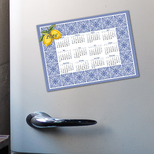 Invitación Magnética Calendario de 2026 Dolce Vita Italiana Tiles y Lem