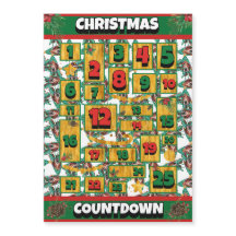 Calendario de Adviento de Navidad con Cuenta Regre