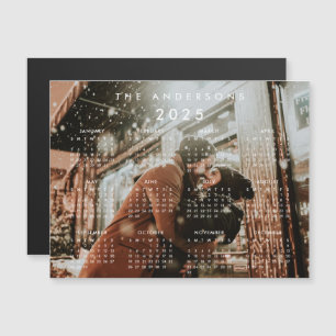 Invitación Magnética Calendario de foto personalizada por personalizado